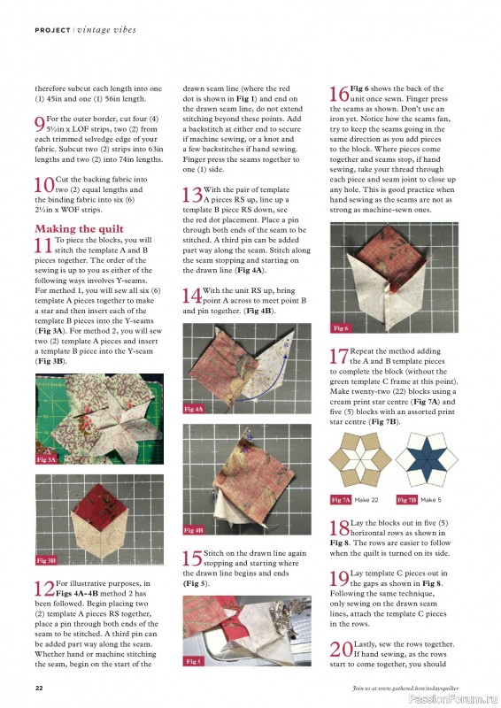 Коллекция проектов для рукодельниц в журнале «Todays Quilter №125 2025»