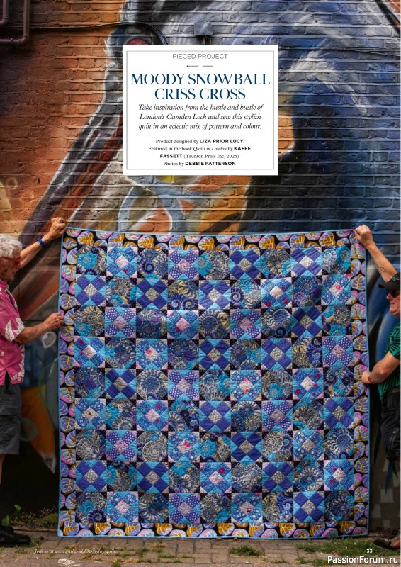 Коллекция проектов для рукодельниц в журнале «Todays Quilter №132 2025»