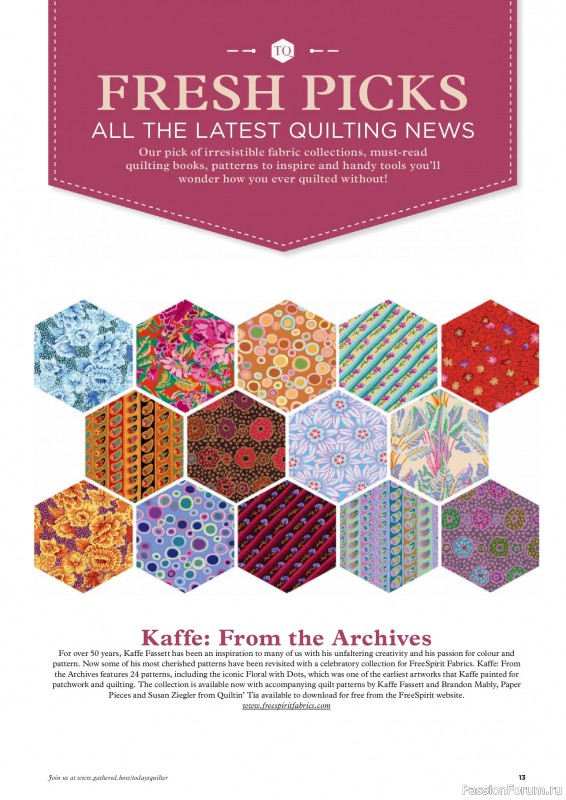 Коллекция проектов для рукодельниц в журнале &laquo;Todays Quilter №136 2026&raquo;