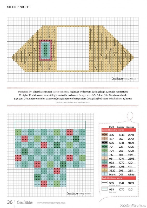 Коллекция вышивки в журнале «CrossStitcher №403 2023»