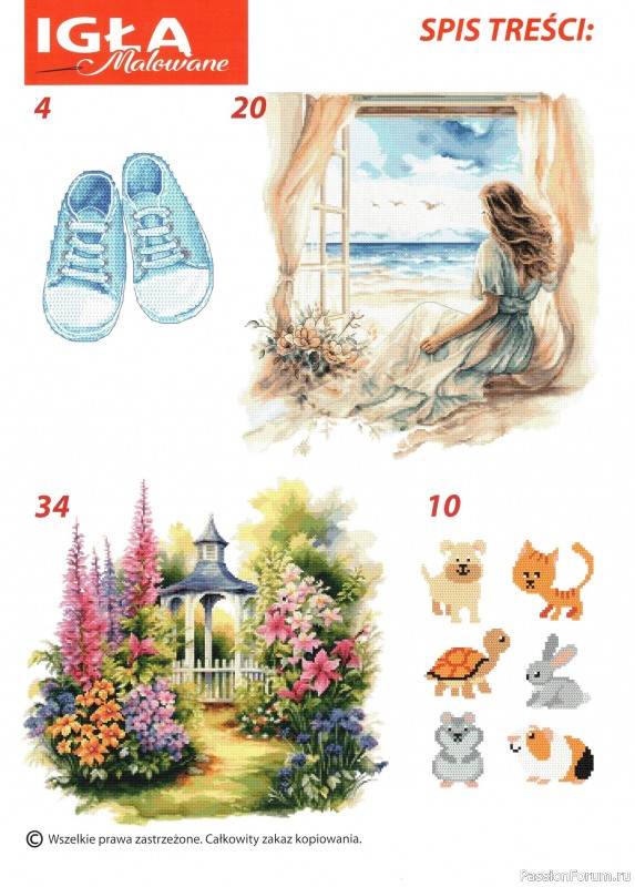 Коллекция вышивки в журнале «Igla Malowane №4 2024»