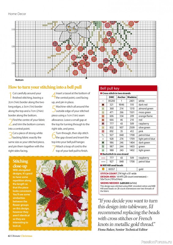 Коллекция вышивки в журнале «Ultimate CrossStitch – Christmas 2026»