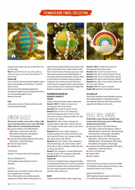 Вязаные проекты крючком в журнале «Simply Crochet №169 2025»