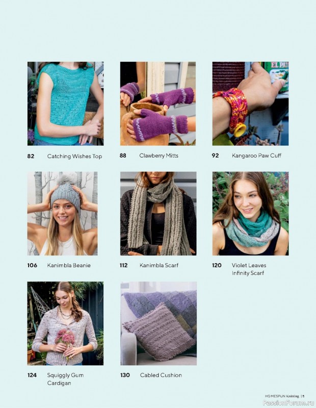 Вязаные проекты спицами в журнале «Homespun Knitting №3 2022»