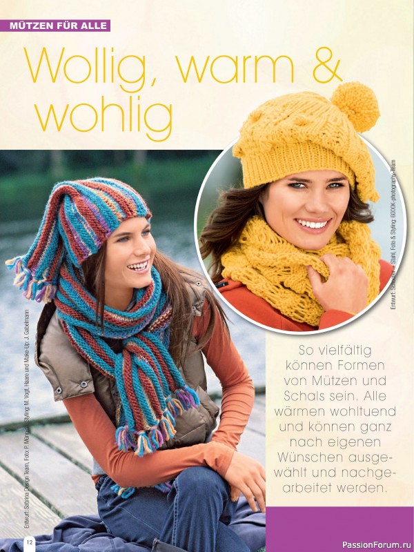 Вязаные проекты спицами в журнале «Hundert Seiten voller Ideen №4 2025»
