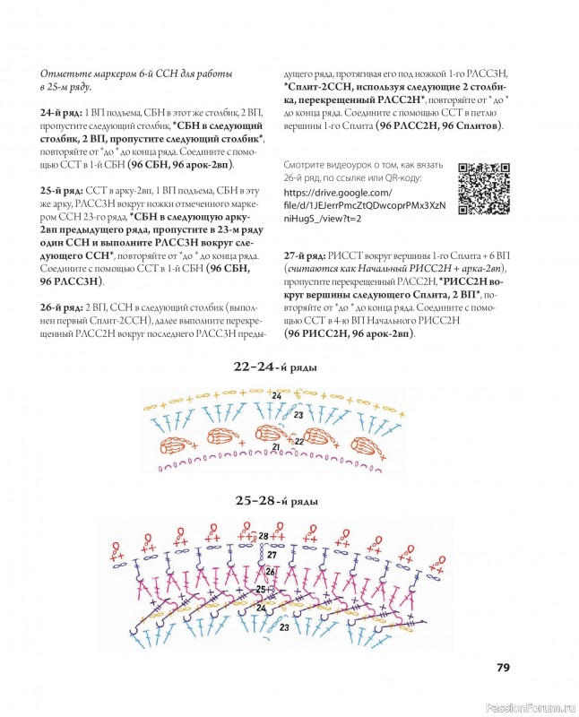 Вязаные проекты в книге &laquo;Ажурное вязание крючком&raquo;