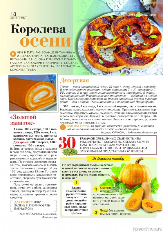 Коллекция кулинарных рецептов в журнале «Наша кухня №11 2024» Коллекция кулинарных рецептов в журнале «Наша кухня №11 2024»
