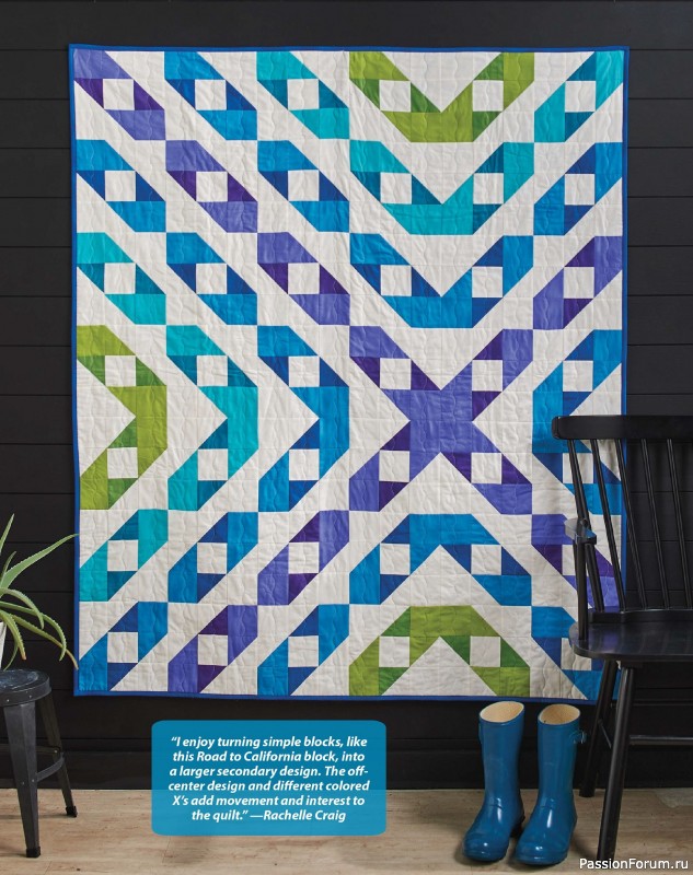 Коллекция проектов для рукодельниц в журнале «Quilter's World - Spring 2025»