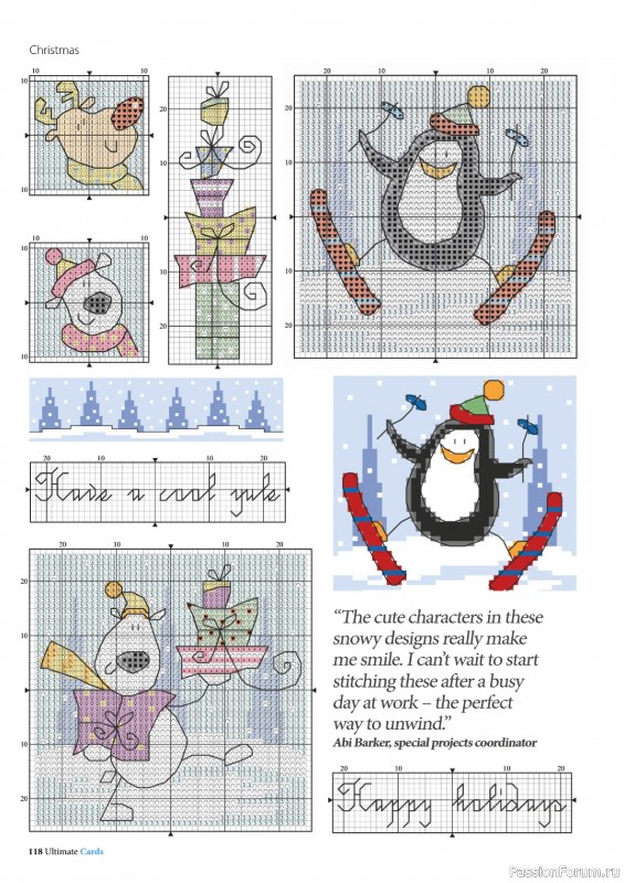 Коллекция вышивки в журнале «Ultimate CrossStitch – Cards 2026»