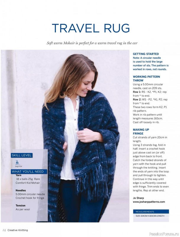 Вязаные модели спицами в журнале &laquo;Creative Knitting №91 2025&raquo;