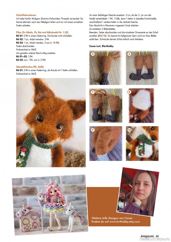 Вязаные проекты крючком в журнале «Amigurumi Magazin №28 2026»