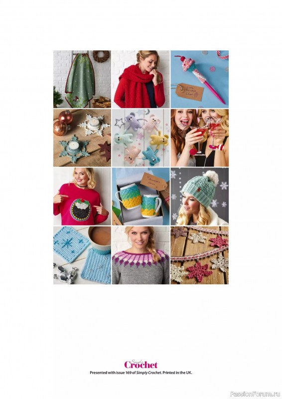 Вязаные проекты крючком в журнале «Simply Crochet №169 2025»