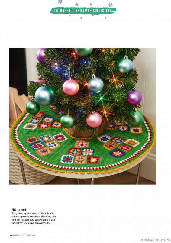 Вязаные проекты крючком в журнале «Your Crochet Christmas - 2025»