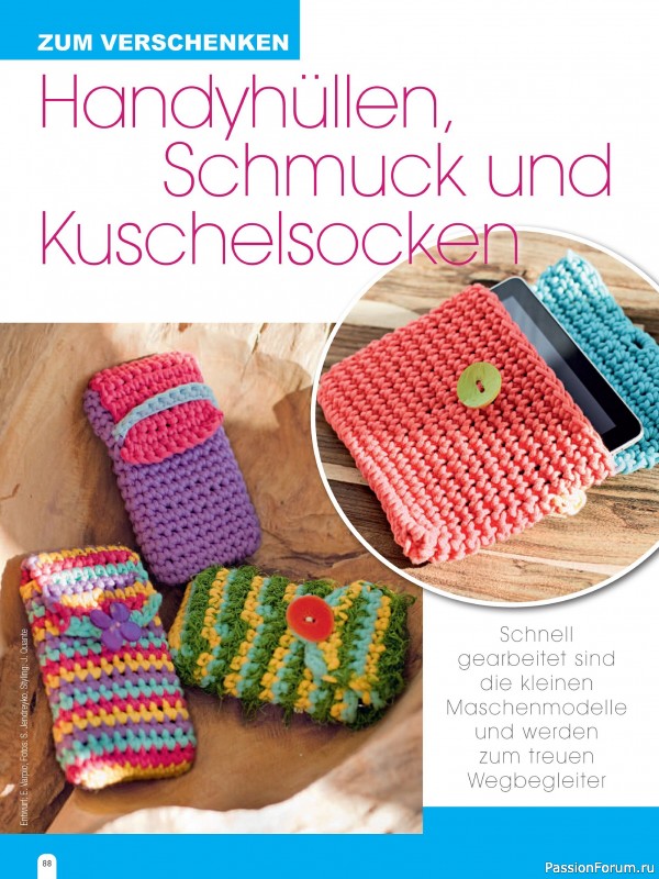 Вязаные проекты спицами в журнале «Hundert Seiten voller Ideen №4 2025»