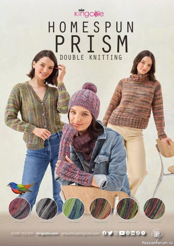 Вязаные проекты спицами в журнале «Knit Now №157 2023»