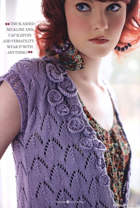 Вязаные проекты спицами в журнале «The Knitter. Lace Collection 2012»