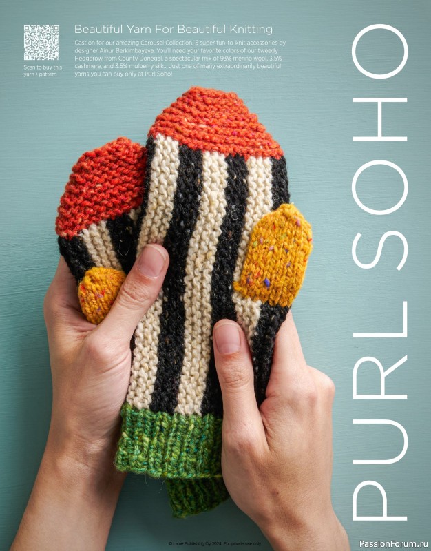 Вязаные проекты в журнале &laquo;Laine Nordic Knits 2024&raquo;