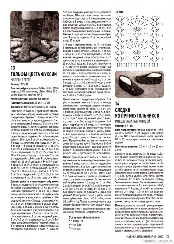 Авторские проекты в журнале «Азбука вязания №10 2023»
