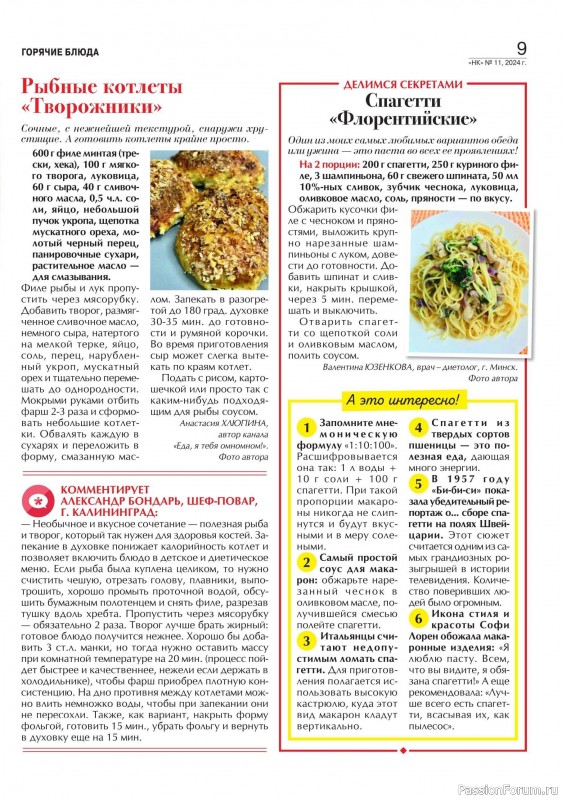 Коллекция кулинарных рецептов в журнале «Наша кухня №11 2024» Коллекция кулинарных рецептов в журнале «Наша кухня №11 2024»