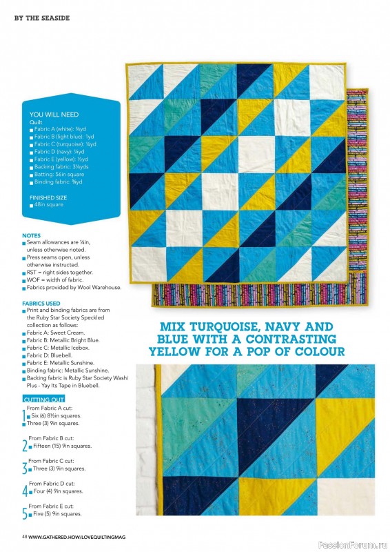 Коллекция проектов для рукодельниц в журнале «Love Patchwork & Quilting №152 2025»