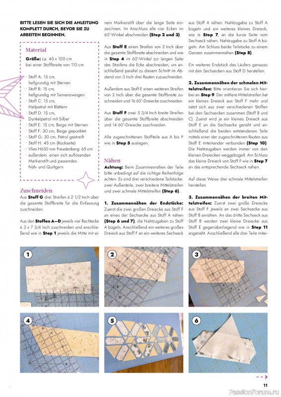 Коллекция проектов для рукодельниц в журнале «Nähen & Patchwork №6 2026»