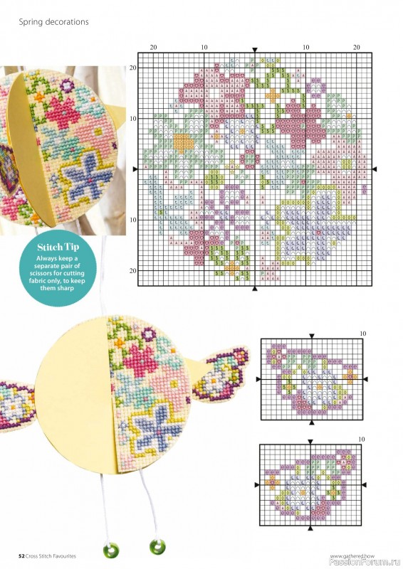 Коллекция вышивки в журнале &laquo;Cross Stitch Favourites - Spring 2025&raquo;