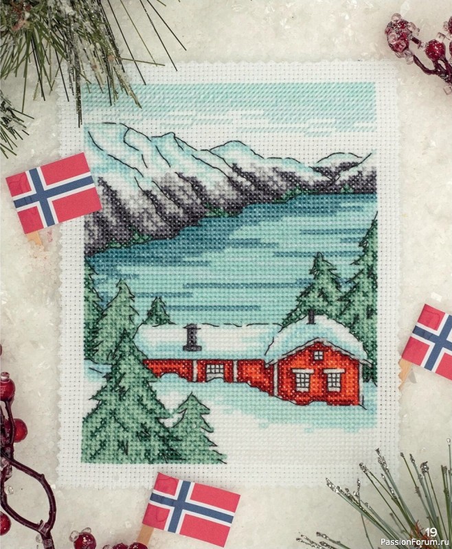 Коллекция вышивки в журнале «CrossStitcher №384 2022»