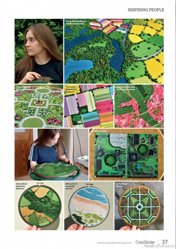 Коллекция вышивки в журнале «CrossStitcher №425 2025»