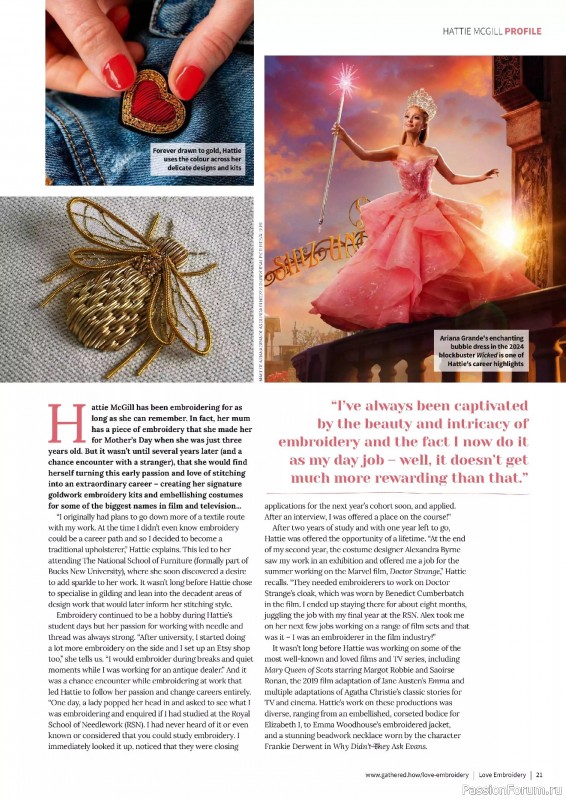 Коллекция вышивки в журнале «Love Embroidery №63 2025»