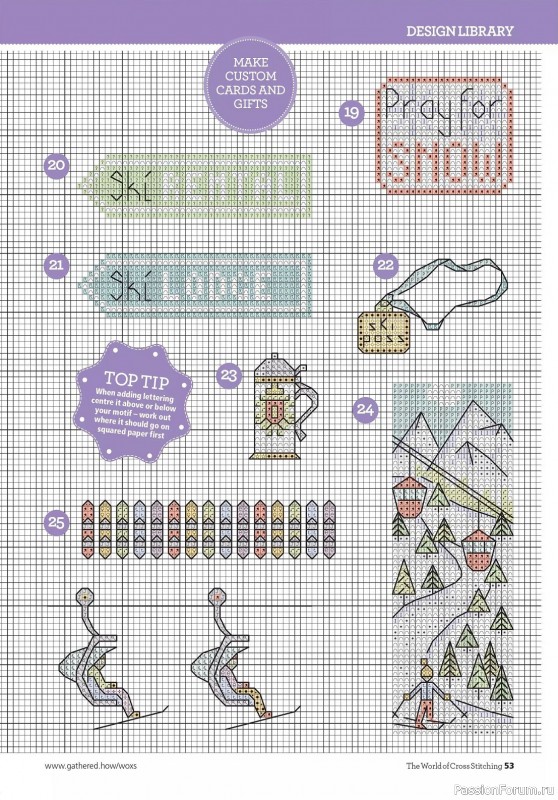 Коллекция вышивки в журнале «The World of Cross Stitching - Special 2023»