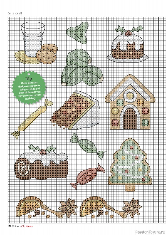 Коллекция вышивки в журнале «Ultimate CrossStitch - Christmas 2025»