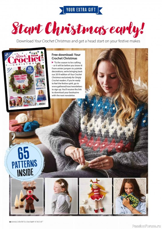 Вязаные проекты крючком в журнале «Simply Crochet №177 2026»