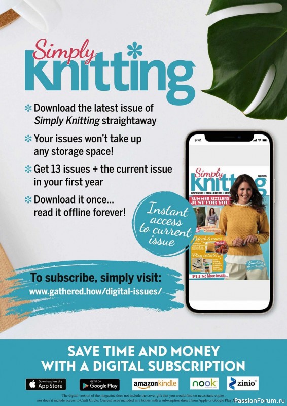 Вязаные проекты спицами в журнале «Simply Knitting №226 2022»