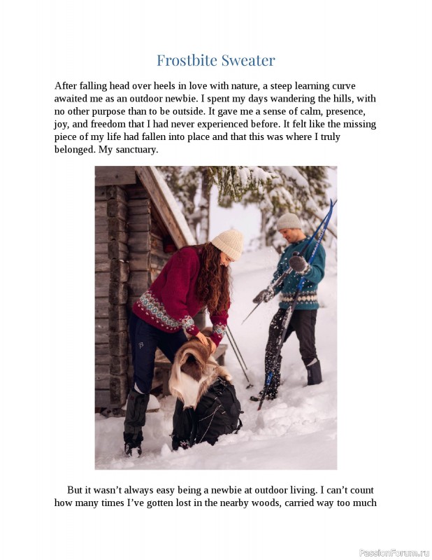 Вязаные проекты в книге «Happy Nordic Knits»