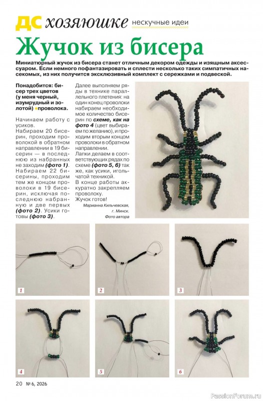 Коллекция проектов для рукодельниц в журнале &laquo;Делаем сами №6 2026&raquo;