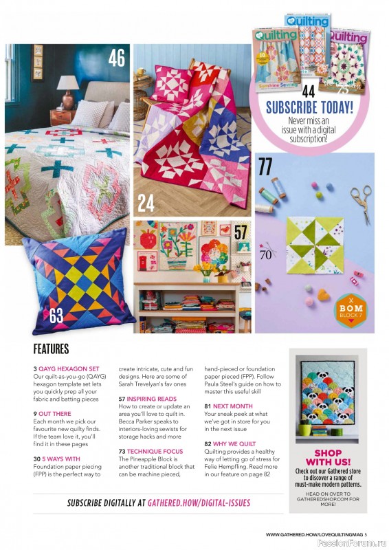 Коллекция проектов для рукодельниц в журнале «Love Patchwork & Quilting №153 2025»