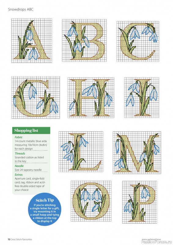 Коллекция вышивки в журнале &laquo;Cross Stitch Favourites - Spring 2025&raquo;