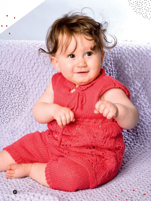 Вязаные модели для детей в журнале «Baby Maschenmode №65 2025»