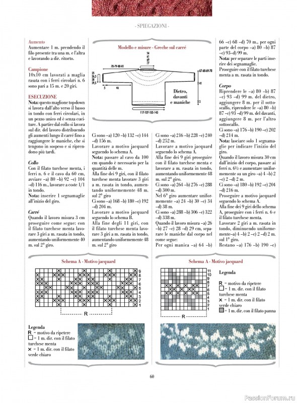 Вязаные модели в журнале &laquo;Piu Maglia №51 2025&raquo;