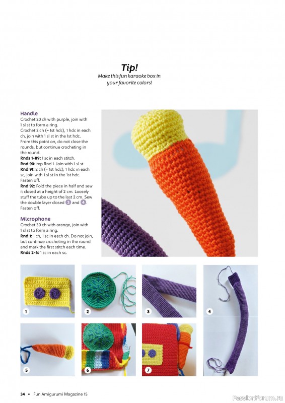 Вязаные проекты крючком в журнале «Fun Amigurumi Magazine №15 2025»