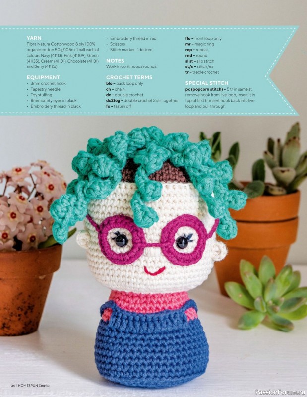 Вязаные проекты крючком в журнале «Homespun Crochet №5 2023»