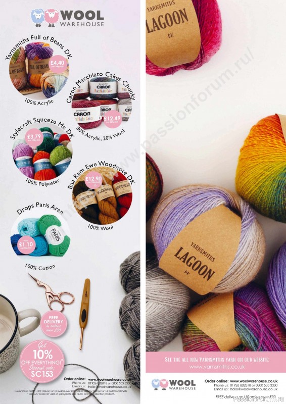 Вязаные проекты крючком в журнале «Simply Crochet №153 2024»
