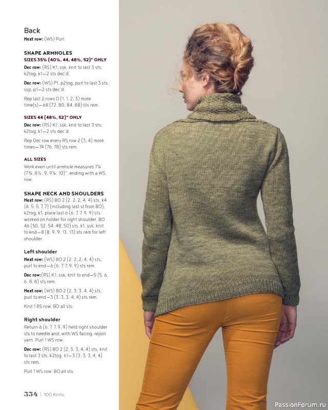 Вязаные проекты в книге &laquo;100 Knits: Interweave's Ultimate Pattern Collection&raquo;. Часть 3