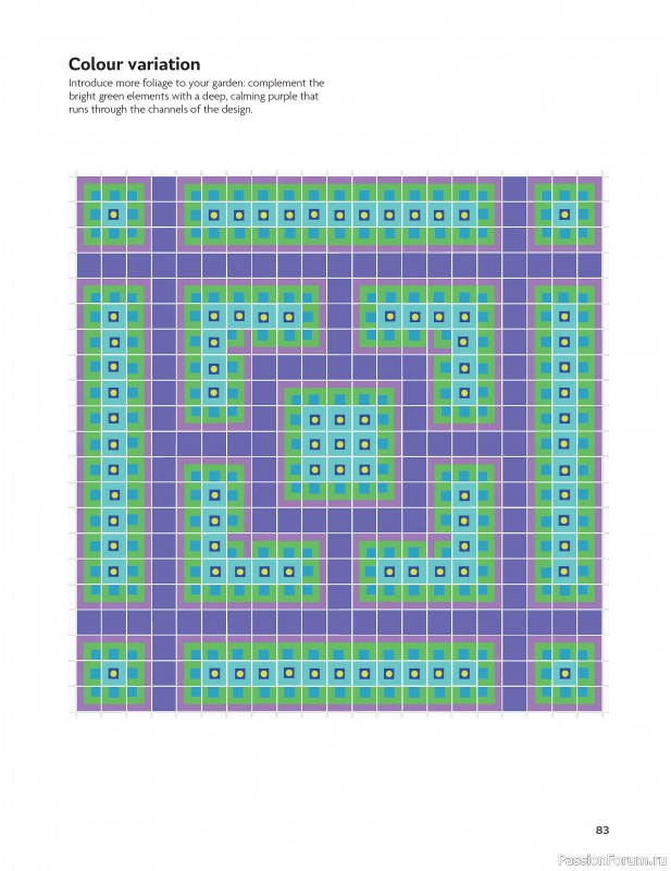 Вязаные проекты в книге «Block-by-Block Blankets and Afghans».