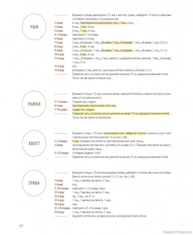 Вязаные проекты в книге &laquo;Шарнирные игрушки на спицах&raquo;. Продолжение