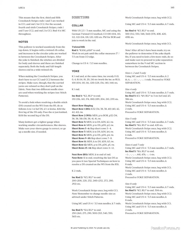 Вязаные проекты в журнале &laquo;Laine Nordic Knits 2024&raquo;. Продолжение