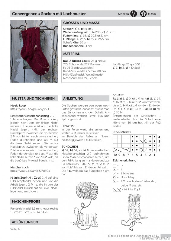 Вязаные проекты в журнале «Marie's Socken & Accessoires №7 2025»
