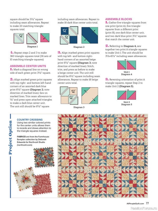 Коллекция проектов для рукодельниц в журнале &laquo;American Patchwork & Quilting №199 2026&raquo;