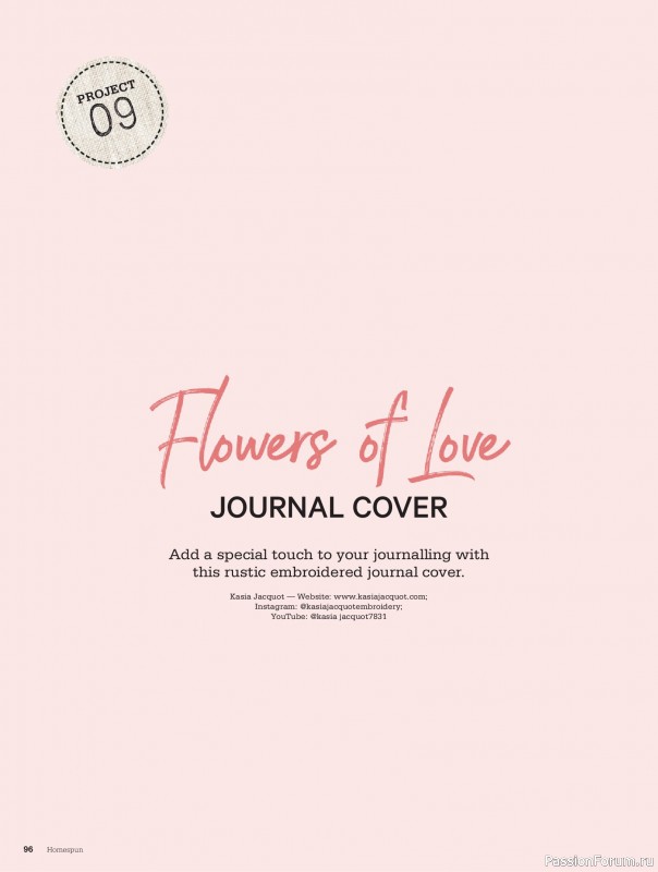 Коллекция проектов для рукодельниц в журнале «Australian Homespun №228 2025»