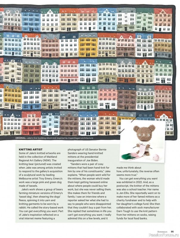 Коллекция проектов для рукодельниц в журнале «Australian Homespun - October-November 2025»